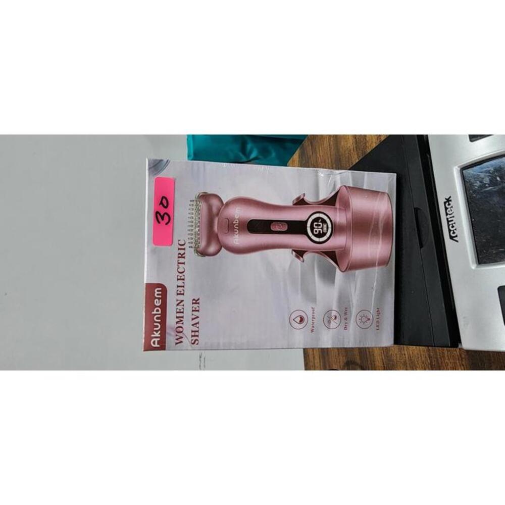 Akunbem Women Electric Shaver Waterproof with LED Light